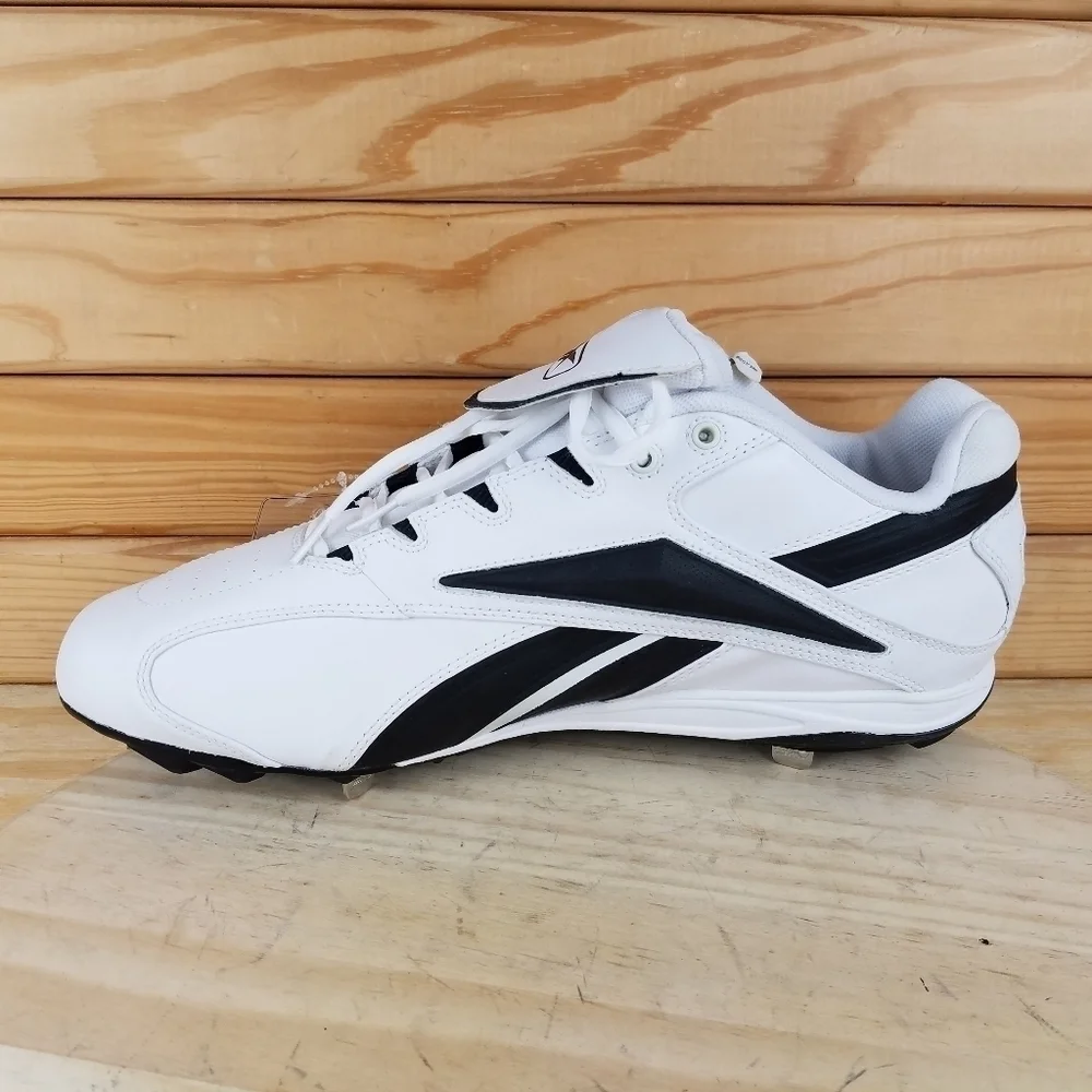Reebok 16 US Leather Baseball Metal Cleat Shoe MLB Authentic Lace-up RB 410 KTS